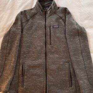 Patagonia Better Sweater Fleece Lined Jacket, Color: Nickel, Size: Large